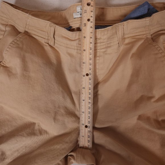 LL Bean Lakewashed Khaki Chino Casual Pants Favorite Fit Womens 10 Reg FLAW - Picture 8 of 15
